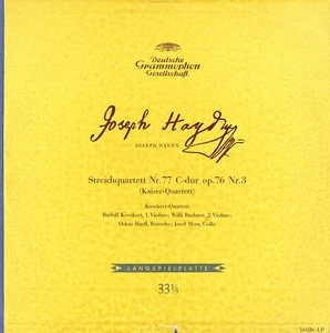 HAYDN String Quartet Op.76/2 KOECKERT QUARTET LP-16026 GY1 Blue Border Gatefold - Picture 1 of 3