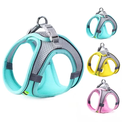 Cat Dog Pet Harness Adjustable Control Vest Dogs Reflective S M L XL Leash* - Image 1 of 4