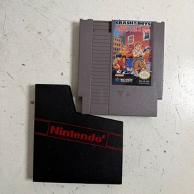Crash 'n' the Boys: Street Challenge (NES, 1992) Technōs Fighting Game Cartridge