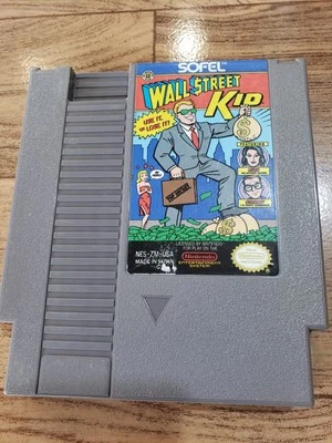 Wall Street Kid Nintendo Entertainment System NES 1990 auténtico probado  Foto 1 de 3