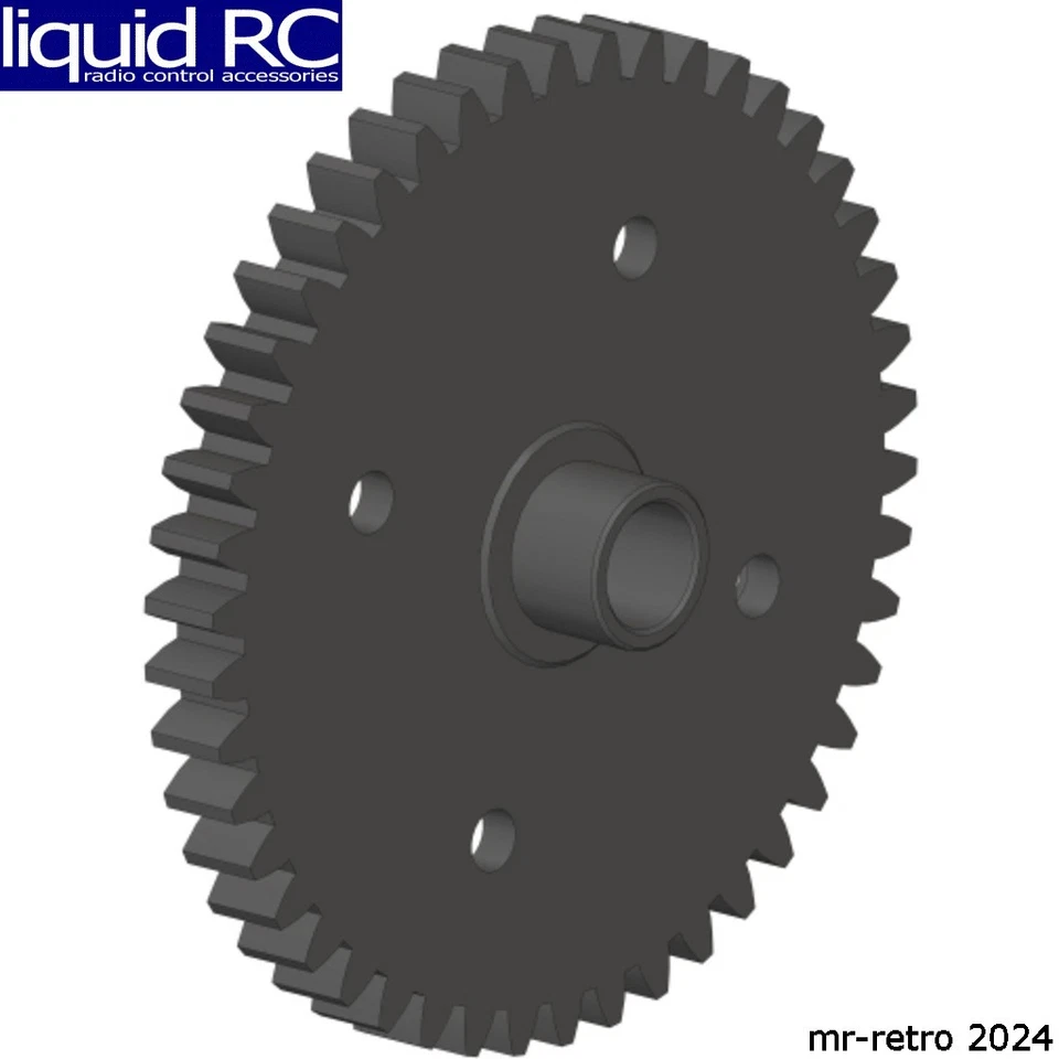 Corally 00180-091 Spur Gear 46 Tooth - Steel - 1 Pc: Dementor Kronos Python Sho - Image 1 of 1