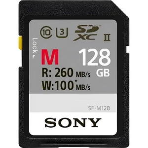 Sony Memory Card 128GB, UHS-II SD, CL10, U3, Max R260MB/s, W100MB/s, Open Box - Photo 1 sur 7