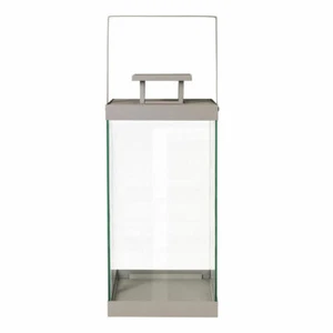 Blomus Laterne Finca L, Indoor Windlicht, Stahl, Glas, Mourning Dove, 46 cm - Picture 1 of 3