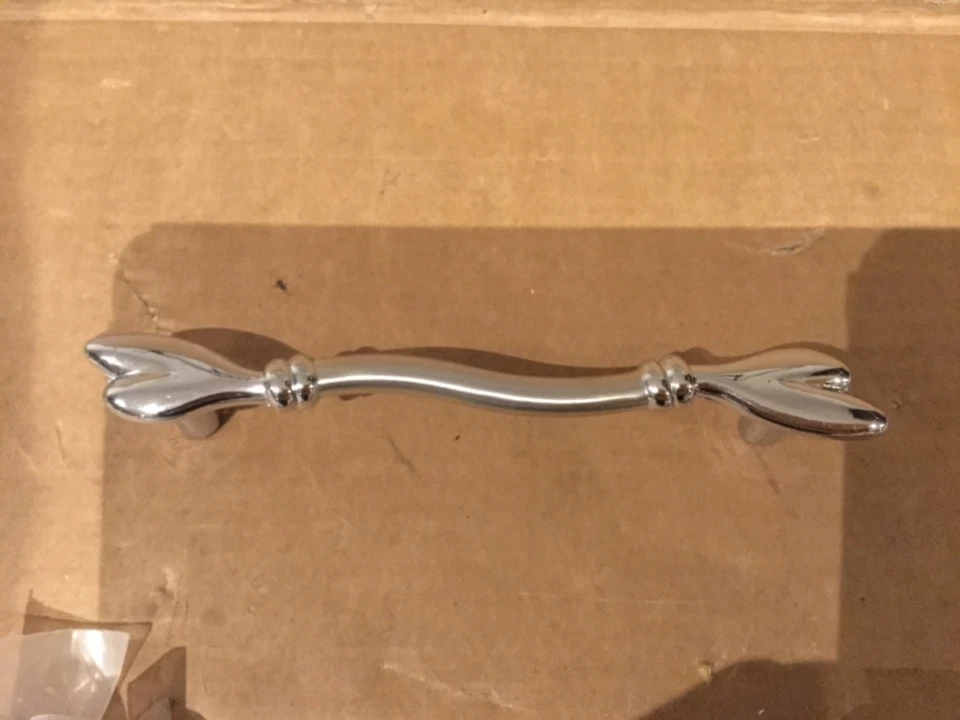 Job Lot 14 x Chrome Door Handle Kitchen Unit Drawer DIY Home 1 - Image 1 of 4