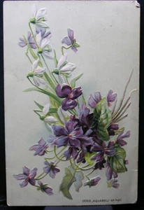 Postal de Pascua de colección - en relieve - 1906 - posted - postal - Imagen 1 de 2