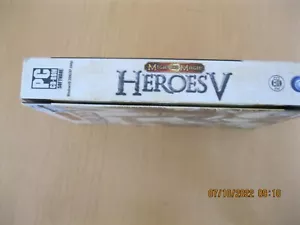 Heroes V (5) Might and Magic PC RTS CD-ROM Game & Manual w/Protection Sleeve - Picture 1 of 3