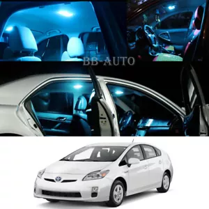 For 09-15 Toyota Prius Interior LED Ice Blue Dome Light Xenon Bulb Kit Qty = 10 - Picture 1 of 1