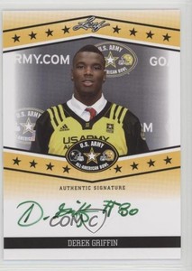 2013 Leaf US Army All-American Bowl Tour Green Ink /25 Derrick Griffin Auto
