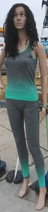 JVINI 2pc Athletic Wear Jogging,Walking,Biking One Sz Grn or Black Women/Jrs NWT - Picture 1 of 12