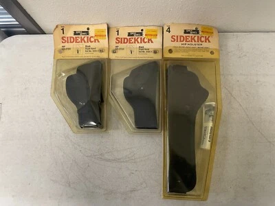 3Pcs Uncle Mike's Sidekick Hip Holster 3"-4" Barrel M Frame (Size 1 / RH) 8101-1 - Image 1 of 4