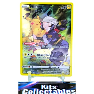 Pokemon - Pikachu Ultra Rare Holo - Sword & Shield Lost Origin - #TG05 NM - Picture 1 of 12