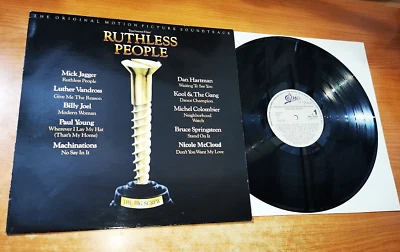 RUTHLESS PEOPLE SOUNDTRACK RARE SPAIN LP VINYL BRUCE SPRINGSTEEN MICK JAGGER OOP - Image 1 of 2