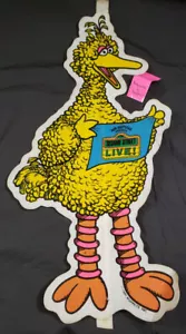 Sesame Street Live Show 1980 Pennant 21 inch Felt Banner Big Bird Muppets - Picture 1 of 6