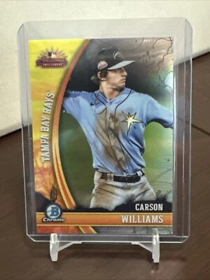 Carson Williams 2024 Bowman Chrome Arizona Fall League AFLS-7 Tampa Bay Rays - Image 1 of 2