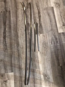 1965-1968 Ford Galaxie Custom Drip Rail Roof Channel Molding Trim 2/4 Door Sedan - Picture 1 of 5