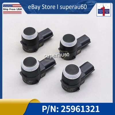 4 piezas 15239247 25961321 sensores de asistencia de estacionamiento respaldo inverso parachoques de estacionamiento para GM Foto 1 de 4