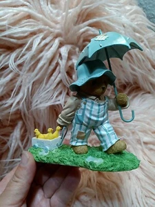 Cherished Teddies Rolling Toward Brighter Tommorrow Umbrella Rainy Day Ducks - Picture 1 of 19