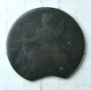 Moneda de tabla recortada de medio centavo de Gran Bretaña 1729-39 - Imagen 1 de 2