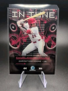 2024 Bowman Draft Chrome Christian Moore #IT-6 In Tune Insert Angels - Bild 1 von 2