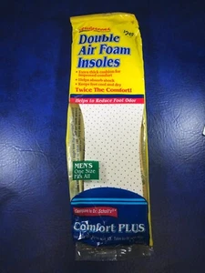 Pair of Walgreens Double Air Foam Insoles Men's One Size Fits All; - Picture 1 of 2