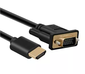 1080P HDTV Male to VGA Male Audio Video Cable For PC Monitor HDTV Projector - Picture 1 of 7