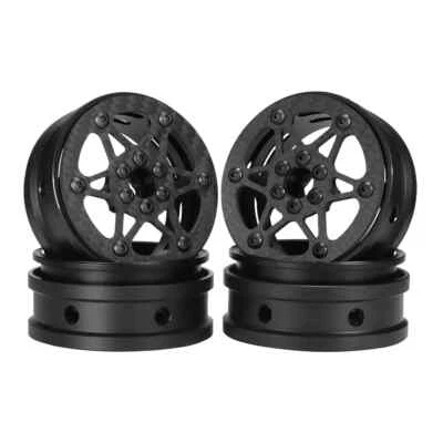 Cubo de aros de rodas de fibra de carbono 2,2" para 1/10 RC Crawler axial SCX10 Pro GSPEED V4 - Imagem 1 de 4