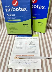 2020 TURBOTAX BUSINESS CORPORATION ESTATE TRUST PARTNERSHIP Retail download USA - Picture 1 of 6