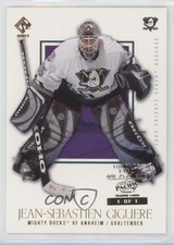 2002-03 Pacific Private Stock Reserve 1/1 Jean-Sebastien Giguere #1 7ez