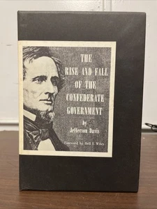 Rise and Fall of Confederate Government 2 HC Book Box Set Jefferson Davis 1958 - Picture 1 of 3