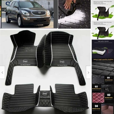 For Buick Enclave Car Floor Mats Carpets Cargo Liners Custom All Weather - Image 1 of 4