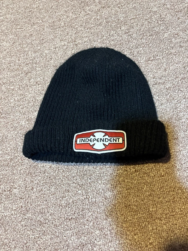 Gorro parche negro monopatín independiente vintage años 2000 Foto 1 de 4