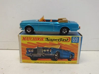 LESNEY MATCHBOX SUPERFAST NO69 ROLLS ROYCE S/S EXC BOXED (L625) - Image 1 of 4