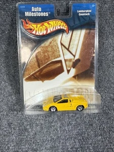 Hot Wheels Auto Milestones Lamborghini Countach, gelb, 1:64, Neu in OVP - Bild 1 von 2
