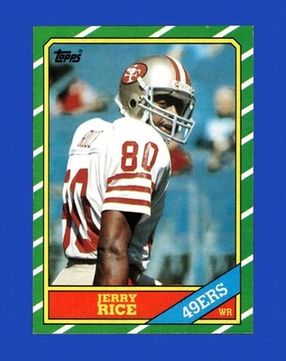 1986 Topps Set-Break #161 Jerry Rice RC! Como nuevo *GMCARDS* Foto 1 de 2