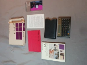 Calculadora HP 12C vintage 1986 con estuche manual hecha en EE. UU. probada - Imagen 1 de 10