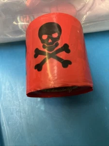 Danger Crossbones & Skulls Barricade Tape 3”x 200 ft. Halloween Decor - Picture 1 of 2