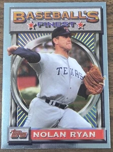 NOLAN RYAN 1993 TOPPS FINEST PROMO 1/5000 #107 RARE!  - Picture 1 of 2