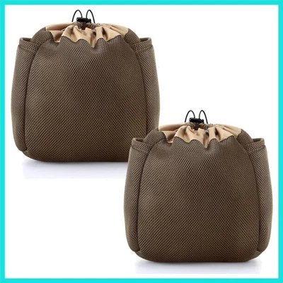 Bolsa de volteo de caza de 2 piezas bolsas de sillín con cierre de cordón bolsa de malla... Foto 1 de 4