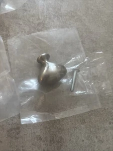 Set If 10 Satin Nickel Egg Knob Drawer Pulls 1.25” G26b - Picture 1 of 5
