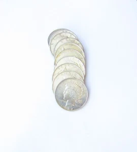 PEACE DOLLARS (10) 1922 D GUTE/FEINE ERHALTUNG #400087 - Bild 1 von 2
