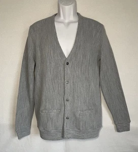 Cárdigan Suéter De Colección Bay Hill Hombres L Gris Abuelo Acrílico Hecho en EE. UU. - Imagen 1 de 10