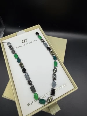 Bomb Party Holiday Jewel Candy NK10605 Glitzmas On Ice Moss & Marble On Hematite - Image 1 of 4