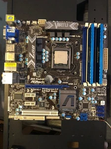 ASRock Z68 Pro3-M motherboard i5-2400 3.1 GHz CPU 8GB RAM DDR3 1600MHz combo - Photo 1/12