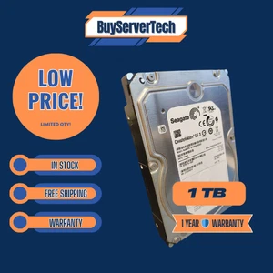 New Seagate ST1000NM0033 1TB 128MB Cache 7.2K 6G 3.5" SP SATA Hard Drive - Picture 1 of 2