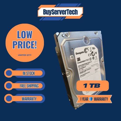 New Seagate ST1000NM0033 1TB 128MB Cache 7.2K 6G 3.5" SP SATA Hard Drive - Image 1 of 2