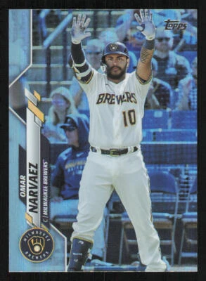 2020 Topps Update Rainbow Foil #U250 Omar Narvaez - Image 1 of 2