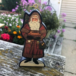 PIPKA Santa's Ark Christmas Ornament Santa Claus Approx 5-3/8" Tall + 5/8" Wide - Picture 1 of 12