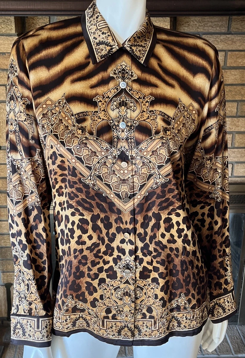 100% Silk 1990s Vintage Tops for Women for sale | eBay