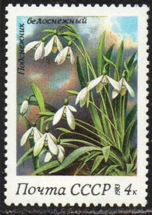 Russia #Mi5278 MNH 1983 Spring Flowers Galanthus Nivalis [5148] - Image 1 of 1
