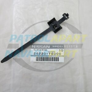 Genuine Nissan Patrol GQ GU Wiring Loom to Chassis Cable Tie (24220T6000)